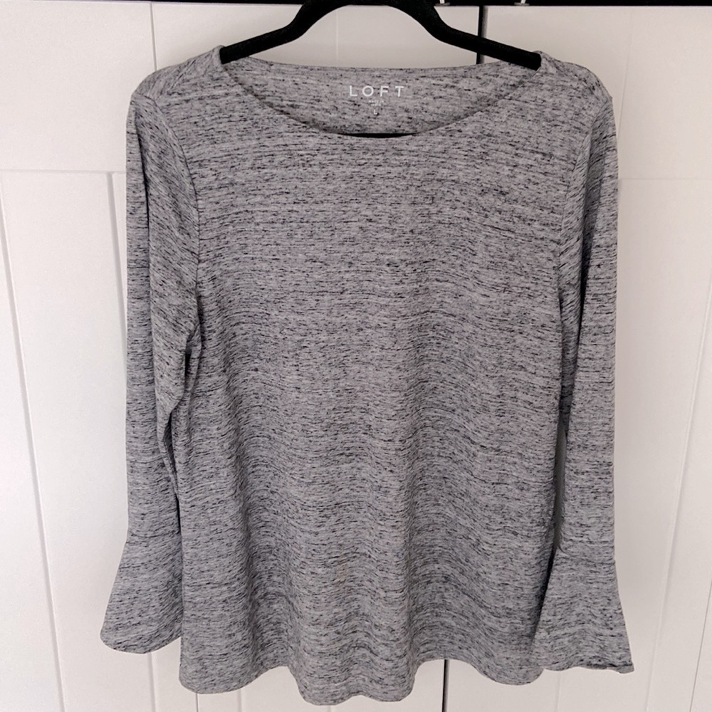 LOFT Long Sleeve with Bell Sleeves | Size L